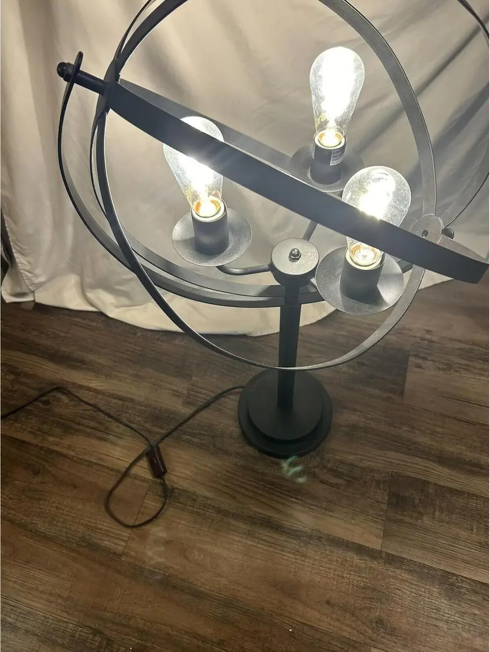 Accent Orbit Table Lamp By Lite Source 33 inch 60.00 watt Matte Black